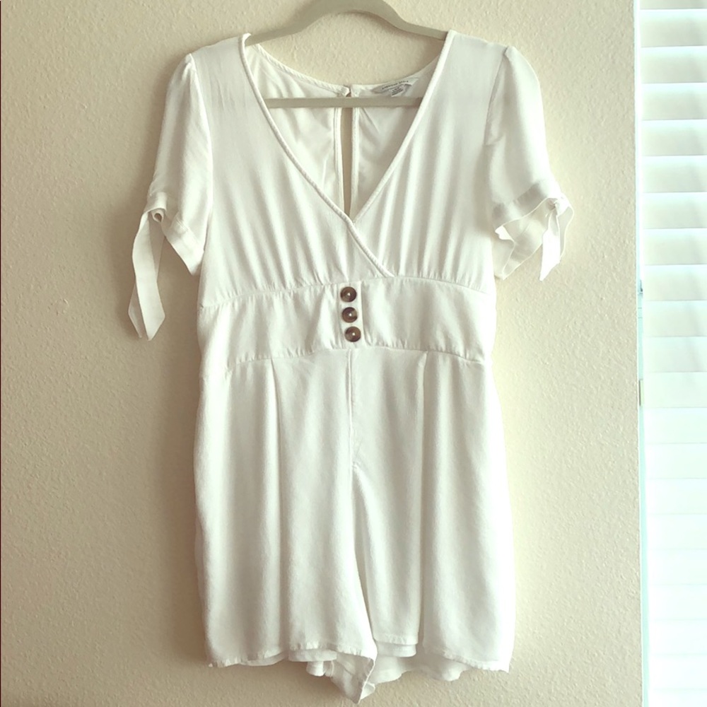 American Eagle White Romper